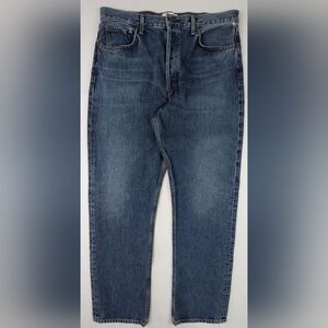 Agolde Button Fly Jeans Womens 31x30 (34x30) Denim 90s Pinch Waist A154B-1206